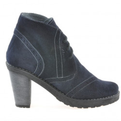 Γυναικείες μπότες 3230 indigo velur