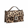 Τσάντα γυναικεία χειρός 039g 01 cavallino leopard