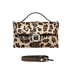 Τσάντα γυναικεία χειρός 039g 01 cavallino leopard