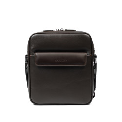 Ανδρική τσάντα ώμου 303g 01 dark brown