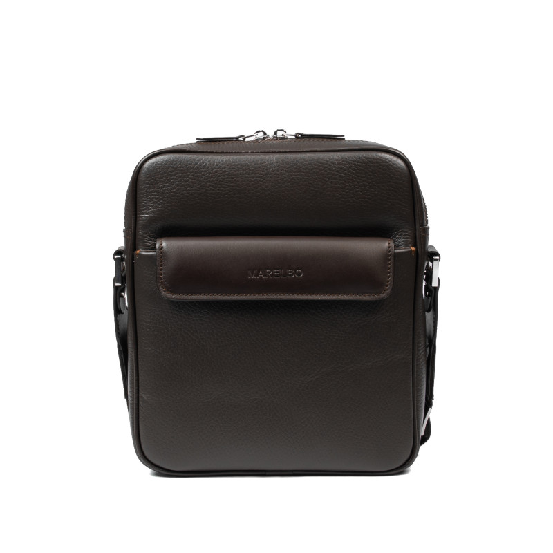 Ανδρική τσάντα ώμου 303g 01 dark brown