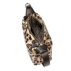 Τσάντα γυναικεία χειρός 037g cavallino leopard