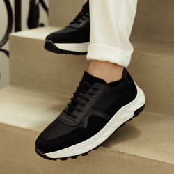 Ανδρικά παπούτσια casual/sport 986 μαύρο συνδυασμένο lifestyle