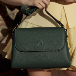 Τσάντα ώμου γυναικεία 040g forest green lifestyle