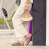 Τσάντα γυναικεία χειρός 042g 01biz nude+ψάθα lifestyle