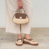 Γυναικεία τσάντα χειρός 042g bufo taupe lifestyle