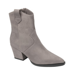 Γυναικείες μπότες με τακούνι 1411 nubuck άμμου