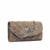 Γυναικεία τσάντα ώμου 048g 01 suede sandstone