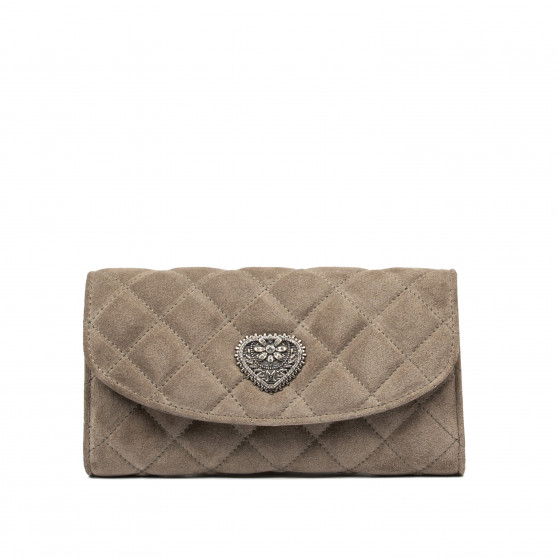 Γυναικεία τσάντα ώμου 048g 01 suede sandstone