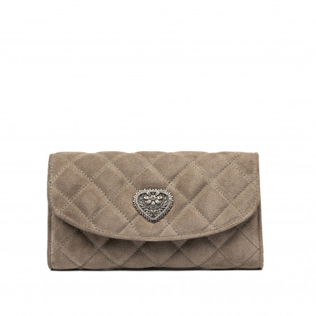 Γυναικεία τσάντα ώμου 048g 01 suede sandstone