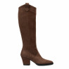Γυναικεία μπότα με τακούνι 1412 biz σοκολάτα