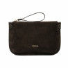 Γυναικεία τσάντα χειρός 211g suede coffee