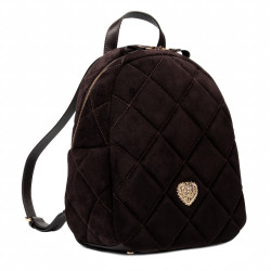 Γυναικεία τσάντα πλάτης 307g suede coffee