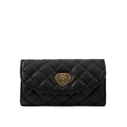 Γυναικεία τσάντα ώμου 048g μαύρο χαβιάρι