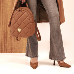 Γυναικεία τσάντα πλάτης 307g biz camel lifestyle