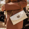Τσάντα γυναικεία ώμου 048g panna safiano lifestyle