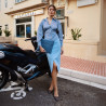 Κομψά γυναικεία παπούτσια 1361 άμμος βελούδο lifestyle
