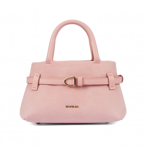 Τσάντα γυναικεία χειρός 056g camoscio baby pink