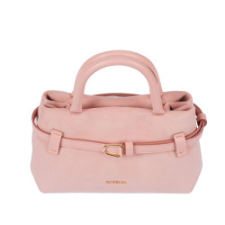Τσάντα γυναικεία χειρός 056g camoscio baby pink