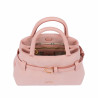 Τσάντα γυναικεία χειρός 056g camoscio baby pink
