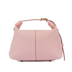 Τσάντα χειρός γυναικεία 037g camoscio baby pink