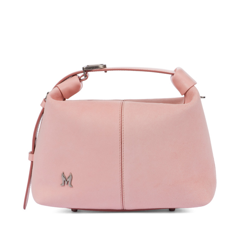 Γυναικεία τσάντα χειρός 037-1g 01 camoscio baby pink