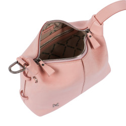 Γυναικεία τσάντα χειρός 037-1g 01 camoscio baby pink