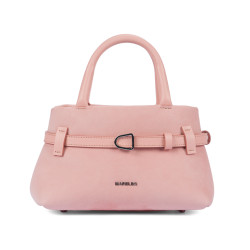 Γυναικεία τσάντα χειρός 056g 01 camoscio baby pink