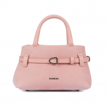 Γυναικεία τσάντα χειρός 056g 01 camoscio baby pink