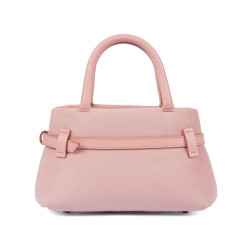 Γυναικεία τσάντα χειρός 056g 01 camoscio baby pink