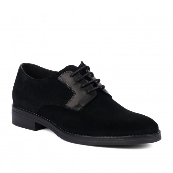Ανδρικά casual παπούτσια 9006 μαύρο βελούδο