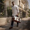 Ταξιδιωτική τσάντα 305g 01 μπεζ+καφέ lifestyle