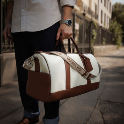 Ταξιδιωτική τσάντα 305g 01 μπεζ+καφέ lifestyle