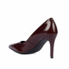 Γυναικεία κομψά παπούτσια 1372 λουστρίνι μπορντό