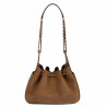 Γυναικεία τσάντα ώμου 062g suede camel