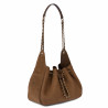 Γυναικεία τσάντα ώμου 062g suede camel