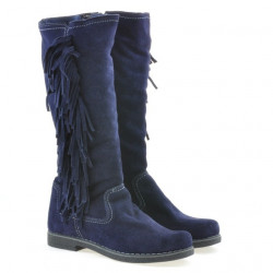Μπότες γυναικείες 3243 indigo velur