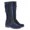 Μπότες γυναικείες 3243 indigo velur