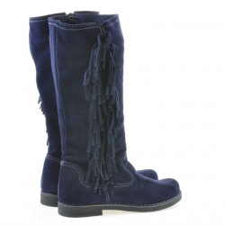 Μπότες γυναικείες 3243 indigo velur