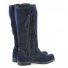 Μπότες γυναικείες 3243 indigo velur