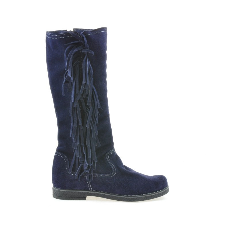Μπότες γυναικείες 3243 indigo velur